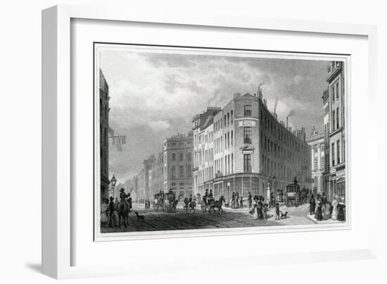 Piccadilly, from Coventry Street, 1830-Thomas Hosmer Shepherd-Framed Giclee Print