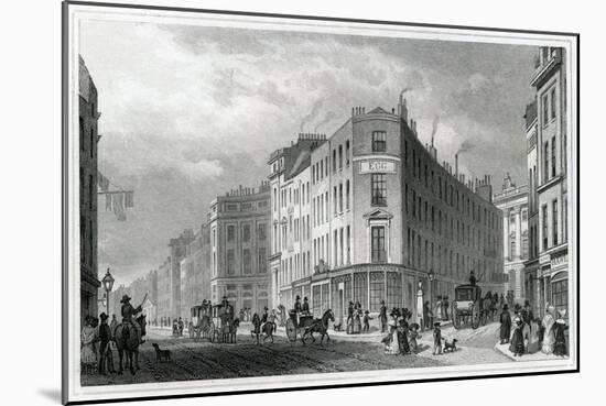 Piccadilly, from Coventry Street, 1830-Thomas Hosmer Shepherd-Mounted Giclee Print