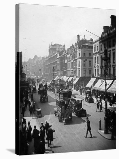 Piccadilly, London-English Photographer-Stretched Canvas