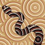 Aboriginal Abstract Art-Piccola-Stretched Canvas