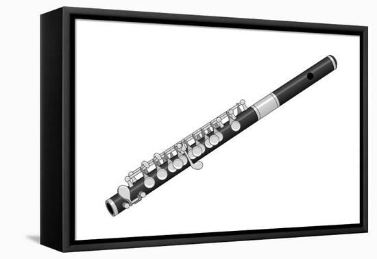 Piccolo, Woodwind, Musical Instrument-Encyclopaedia Britannica-Framed Stretched Canvas