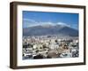 Pichincha Volcano and Quito Skyline, Ecuador-John Coletti-Framed Photographic Print