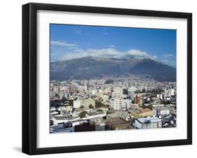 Pichincha Volcano and Quito Skyline, Ecuador-John Coletti-Framed Photographic Print