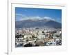 Pichincha Volcano and Quito Skyline, Ecuador-John Coletti-Framed Photographic Print