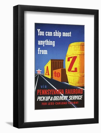 Pick-Up and Delivery Service-null-Framed Art Print