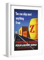 Pick-Up and Delivery Service-null-Framed Art Print