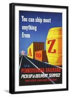 Pick-Up and Delivery Service-null-Framed Art Print