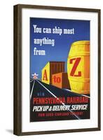 Pick-Up and Delivery Service-null-Framed Art Print