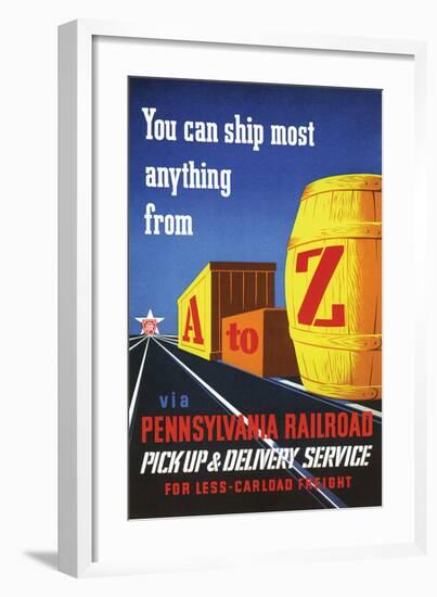 Pick-Up and Delivery Service-null-Framed Art Print