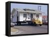 Pick-Up Truck Moving House, California, USA-Walter Rawlings-Framed Stretched Canvas