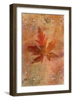 Picked Up Autumn Leaf II-Cora Niele-Framed Giclee Print