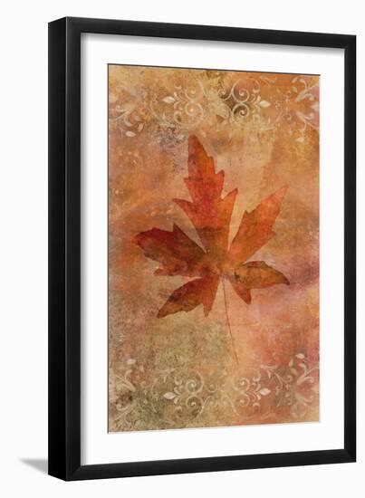 Picked Up Autumn Leaf II-Cora Niele-Framed Giclee Print