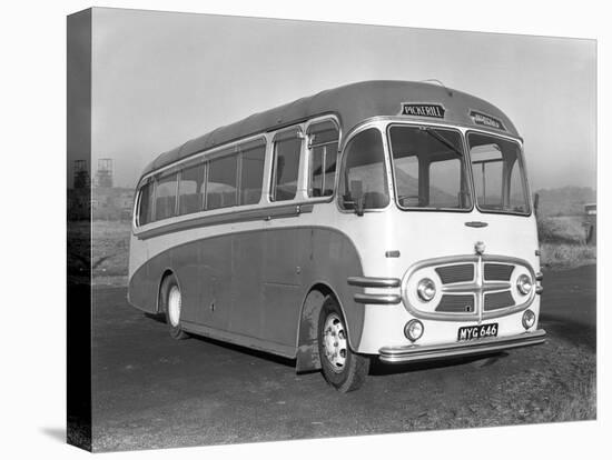 Pickerills Commer Coach, Darfield, Near Barnsley, South Yorkshire, 1957-Michael Walters-Stretched Canvas