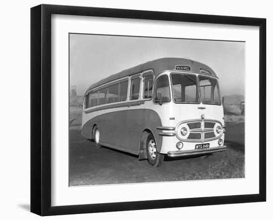 Pickerills Commer Coach, Darfield, Near Barnsley, South Yorkshire, 1957-Michael Walters-Framed Premium Photographic Print