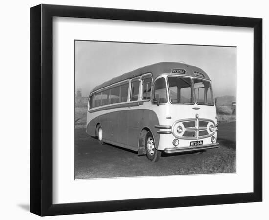 Pickerills Commer Coach, Darfield, Near Barnsley, South Yorkshire, 1957-Michael Walters-Framed Photographic Print