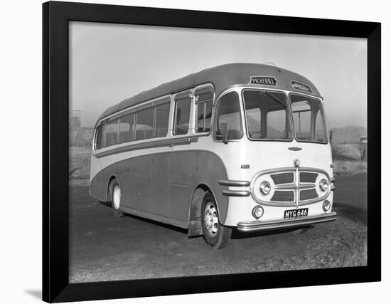 Pickerills Commer Coach, Darfield, Near Barnsley, South Yorkshire, 1957-Michael Walters-Framed Photographic Print