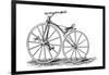 Pickering's Crank-Pedal-Driven Bicycle, an American Design, C1860S-null-Framed Giclee Print