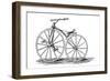 Pickering's Crank-Pedal-Driven Bicycle, an American Design, C1860S-null-Framed Giclee Print