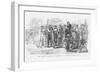 Pickets Examine Passes in DC-Frank Leslie-Framed Art Print