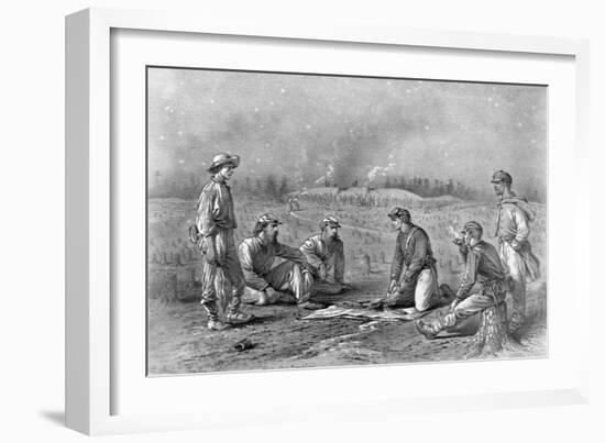 Pickets Trading Between the Lines Designed-Edwin Forbes-Framed Giclee Print