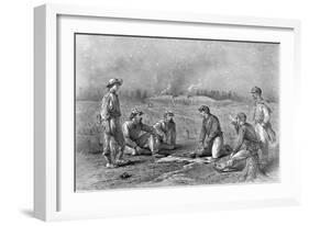 Pickets Trading Between the Lines Designed-Edwin Forbes-Framed Giclee Print