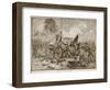 Pickett's Charge at Gettysburg, from a Book Pub. 1896-Alfred Rudolf Waud-Framed Giclee Print