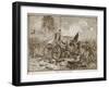 Pickett's Charge at Gettysburg, from a Book Pub. 1896-Alfred Rudolf Waud-Framed Giclee Print