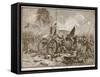 Pickett's Charge at Gettysburg, from a Book Pub. 1896-Alfred Rudolf Waud-Framed Stretched Canvas