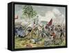 Pickett's Charge, Battle of Gettysburg in 1863-Charles Prosper Sainton-Framed Stretched Canvas