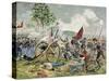 Pickett's Charge, Battle of Gettysburg in 1863-Charles Prosper Sainton-Stretched Canvas