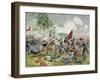 Pickett's Charge, Battle of Gettysburg in 1863-Charles Prosper Sainton-Framed Giclee Print