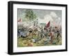 Pickett's Charge, Battle of Gettysburg in 1863-Charles Prosper Sainton-Framed Giclee Print