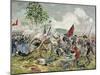 Pickett's Charge, Battle of Gettysburg in 1863-Charles Prosper Sainton-Mounted Giclee Print