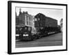 Pickfords Transport a Diesel Electric Locomotive Train Engine to the Festival of Britain Site-null-Framed Photographic Print