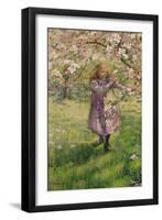 Picking Apple Blossom, 1901-Ethel Horsfall Ertz-Framed Giclee Print