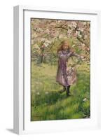 Picking Apple Blossom, 1901-Ethel Horsfall Ertz-Framed Giclee Print