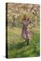 Picking Apple Blossom, 1901-Ethel Horsfall Ertz-Stretched Canvas