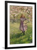 Picking Apple Blossom, 1901-Ethel Horsfall Ertz-Framed Giclee Print