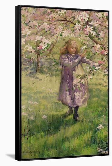 Picking Apple Blossom, 1901-Ethel Horsfall Ertz-Framed Stretched Canvas