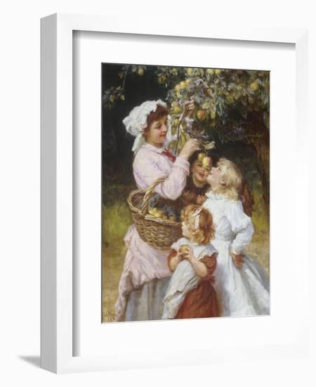 Picking Apples-Frederick Morgan-Framed Giclee Print