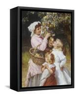 Picking Apples-Frederick Morgan-Framed Stretched Canvas