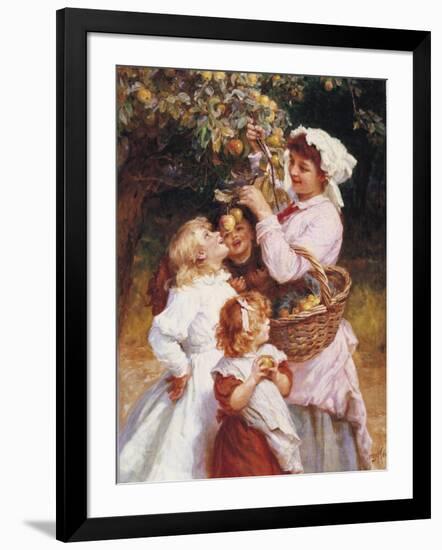 Picking Apples-Frederick Morgan-Framed Giclee Print