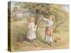 Picking Apples-Samuel Mccloy-Stretched Canvas