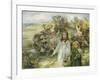 Picking Blackberries-William Mcgeorge-Framed Giclee Print