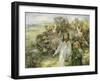 Picking Blackberries-William Mcgeorge-Framed Giclee Print