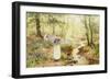 Picking Bluebells-Ernest Walbourn-Framed Giclee Print