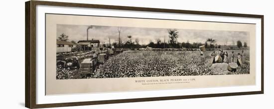 Picking Cotton in GA 1915-Mindy Sommers-Framed Premium Giclee Print