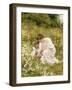 Picking Daisies, 1905-Hermann Seeger-Framed Giclee Print