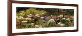 Picking Daisies-Charles Courtney Curran-Framed Giclee Print