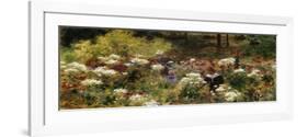 Picking Daisies-Charles Courtney Curran-Framed Premium Giclee Print